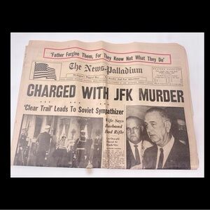 1963 The News Palladium Newspaper JFK Assassination Historic